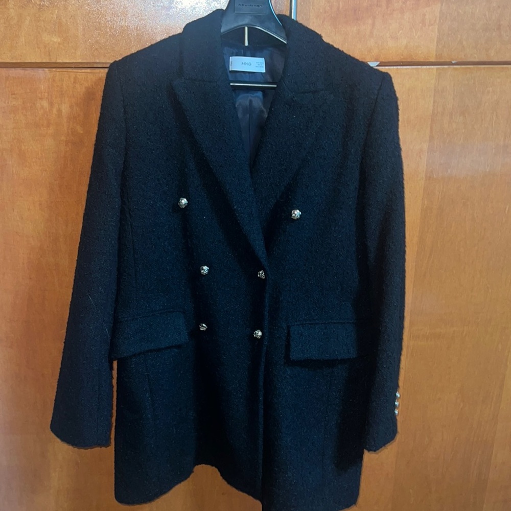 Mango tweed coat